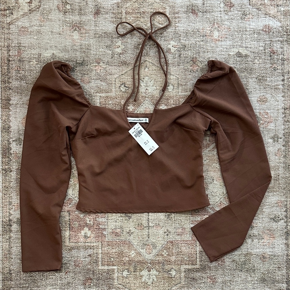 Woman’s NWTs Abercrombie & Fitch Brown Shirt
